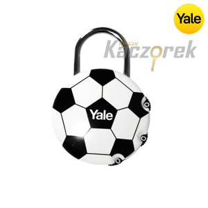 Kłódka Yale 005 - Y-Football - kłódka pałąkowa szyfrowa - blister